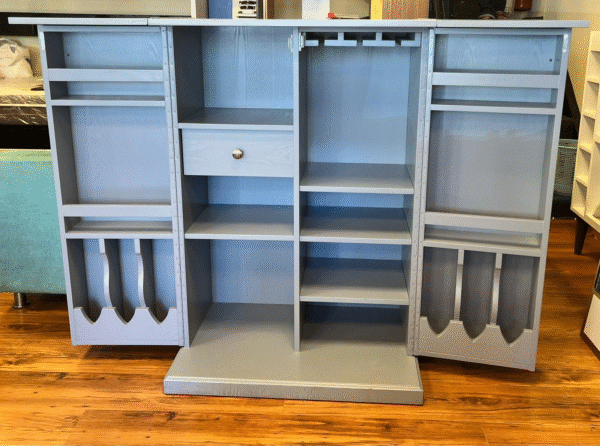 2 Door Steel Cupboard with Shelves - Image 3