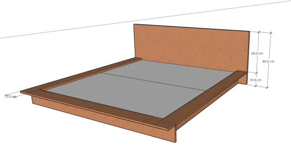 Oregan Low Bed, MDF - Image 2