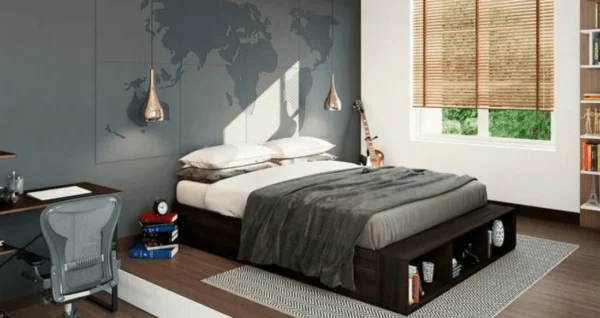 Toshi Platform Storage Bed, King/Queen/Super King, Custom - Image 4