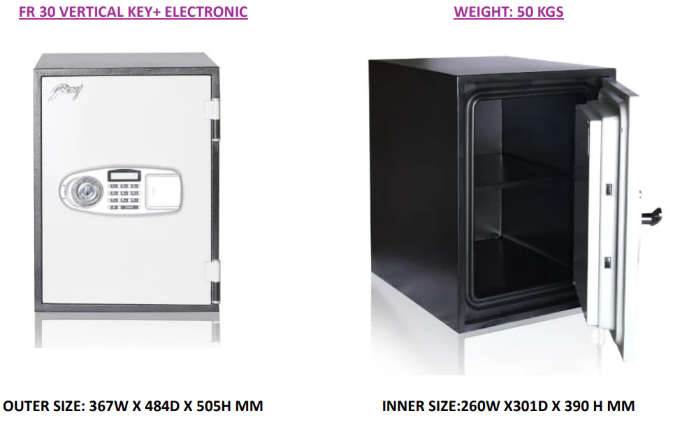 Godrej Fire Resistant Safes - Image 3