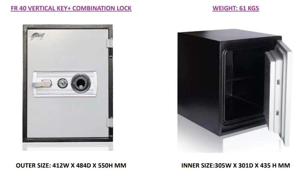 Godrej Fire Resistant Safes - Image 4